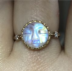 Please go to my Instagram to watch the video about this ring~ PRODUCT VIDEO ⇒ https://goo.gl/tkrFcq Like a little moon glowing In the sky. This stunning Man face rainbow moonstone dances with iridescence like you wouldn't believe. Such an elegant piece and with so much character. Perfect from day to night. Each piece of rainbow moonstone was hand carved, it's unique and charm. This listing is for one piece of rainbow moonstone ring only. Also available other stones, please see last photo. Gem: 1 Hand Forged Round Moonstone Ring, Unique Yellow Gold Moonstone Ring, Yellow Gold Moonstone Jewelry, Unique Yellow Gold Moonstone Jewelry, Hand Forged Spiritual Round Moonstone Ring, Hand Forged Spiritual Moonstone Ring, Celestial Yellow Gold Moonstone Ring, Ethereal Halo Round Jewelry, Unique 14k Gold Moonstone Ring Gift