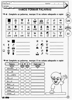 the spanish language worksheet for children