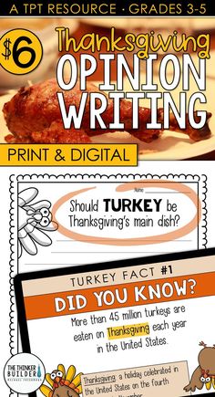 an advertisement for thanksgiving writing with turkey and turkey