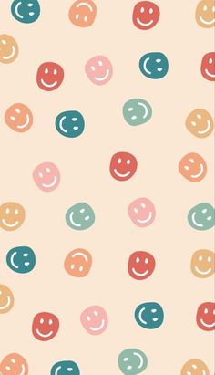 cute iphone wallpapers Smiley Faces, Pastel Colors, Smiley, Circles, Pastel, Wallpapers, Iphone, Pattern