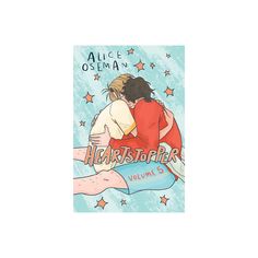 an illustrated book with two people hugging each other