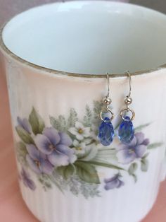 Sterling Silver Swarovski Crystal Earrings