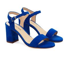 Sandales à talons Jules & Jenn Short Cuir, Shoe Shine, Blue Heels, Mode Fashion, Work Shoes, Summer Shoes, Me Too Shoes, Shoe Boots