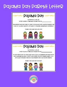 the pagama day parent letter