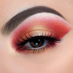 Pretty Birdie Eyeshadow Palette Colorful Eyeshadow Palette, Vibrant Makeup, Bright Eye Makeup, Red Makeup, Makijaż Smokey Eye, Eye Makeup Designs, Makeup Eye Looks