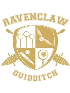 the logo for slytherin quidditch, with two crossed swords on one side