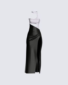 Mix elegance and sexy and you got the Halle 😉 Cut out and a slit? What else can you ask for 😍 Cut Out Dress, Out Dress, Glam Dresses, Fancy Outfits, Stage Outfits, Kpop Outfits, Teen Fashion Outfits, Fancy Dresses, Halle