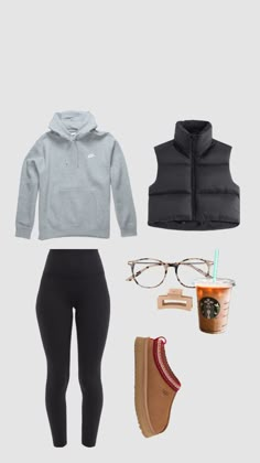 Outfits For High School, Uggs Outfits, School Outfits, Leggings, Energy, Collage