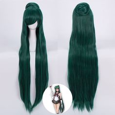 Includin  Wig + Bowtie 
 Material: Heat Resistant Fiber 
 Gender: Gender-bending available 
 
 If you cannot find and like to buy the costume, wig, shoes, weapon or other accessories of this character, pls not hesitate to contact us 
 Please note that due to different screen resolution, products you receive may have a bit different as the one we show here. Sailor Pluto Cosplay, Sailor Pluto, Cosplay Wig, Cosplay Wigs, Sailor Moon, Heat Resistant, The One, Wigs, Resolution