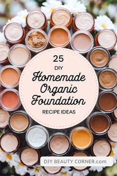 Looking for the best DIY organic foundation recipes? Check out these 25 homemade foundation ideas that provide natural coverage using simple ingredients like shea butter, essential oils, and mineral powders. Perfect for anyone seeking chemical-free, eco-friendly makeup alternatives. 🌿✨ Get creative and make your own foundation at home! #DiyFoundation #HomemadeFoundation #NaturalMakeup #MakeupRecipes Diy Natural Foundation, Natural Makeup Ingredients, Diy Cream Foundation, Homemade Natural Makeup, Plant Based Makeup, Diy Natural Makeup Recipes, Homemade Makeup Products, Home Made Foundation, Natural Makeup Diy