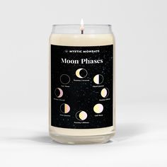 Candle Thumbnail 8 Moon Phases, The Phases Of The Moon, Lunar Phase, Create A Signature, Rosemary Sprigs, Food Candles, Phases Of The Moon, Candles For Sale, The Mystic