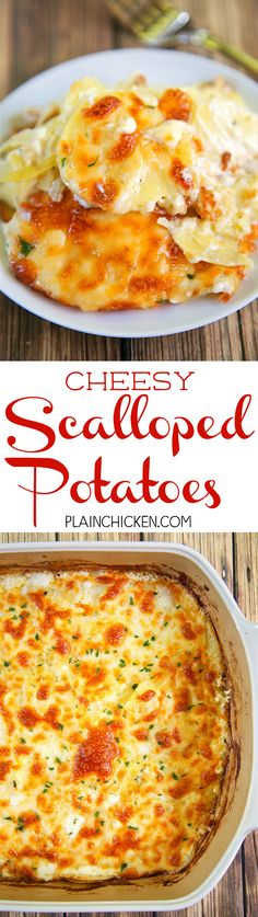 this cheesy stuffed potato casserole is the perfect side dish