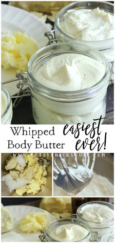 Spa Science, Body Butter Recipe Whipped, Whipped Lotion, Diy Lavender, Lavender Body Butter