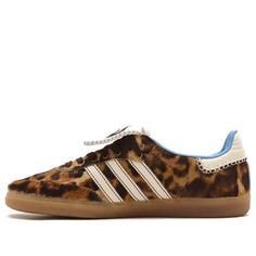 adidas x Wales Bonner Samba 'Pony Leo' IE0578 Leopard Adidas, Leopard Print Adidas, Wales Bonner Samba, Adidas Samba Outfit, Samba Shoes, Shoe Wishlist, Wales Bonner, Shoe Inspo, Swag Shoes