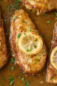 We've made this Chicken Francese recipe so many times we've perfected it! Tender chicken breasts simmered in an easy, addicting lemon sauce! Chicken Francese Recipe, Spanish Rice Recipe Easy, Chicken Cutlet Recipes, Chicken Entrees, Chicken Dishes Recipes, Baked Chicken Recipes