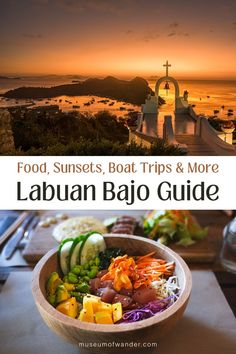 food, sunsets, boats, and more in labuann baio guide