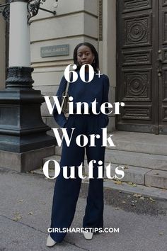 Transform your office attire with 60+ winter business casual work outfits! Discover how to mix comfy sweaters with stylish blazers for an effortlessly chic look that's both classy and trendy. With options including pants, jeans, skirts, and dresses in various colors, you'll find the perfect pieces for interviews or dinner outings. Build capsule wardrobe around these elegant styles that make you look expensive while keeping it simple and cozy on cold days—perfect for corporate or casual Fridays! Winter Outfits Cold Office, Jeans Day At Work Casual Fridays, Cute Casual Work Outfits Winter, Winter Corporate Outfit Office Wear, Winter Office Looks, Cold Day Outfit For Work, Winter Corporate Fashion, Winter Work Outfits For Women Business Casual, Winter Business Casual Outfits For Women