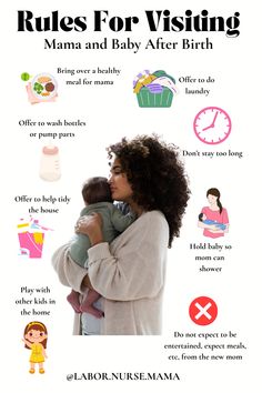 Rules for visiting mama and baby after birth First Time Mom Self Care, New Mommy Tips, Tips For First Time Moms, Pregnancy Tips For New Moms, Baby Tips For New Moms, First Time Mom Tips, Biblical Woman, Be Your Priority, Birth Tips