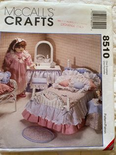 an image of a doll's bedroom in the magazine mccal's crafts