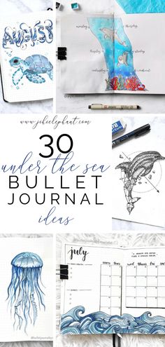 Ocean Facts, Bullet Journal Layout Ideas, Journal Layout Ideas, Bullet Journal Quotes, Underwater Theme, Simple Artwork, Bullet Journal Art, Journal Quotes