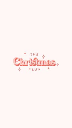 the christmas club logo on a white background