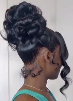 Ponytail Hairstyles Birthday, Hair Looks For Prom, Hairstyles Quick Weave, Hairstyles Birthday, Hairstyles Sleek, Prom Hair Styles, Hottest Hairstyles, Birthday Hairstyles