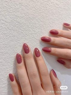 nails pink soft Elegant Nails Classy Simple, Nail Art Simple Elegant Natural, Short Red Nails, Easy Nails