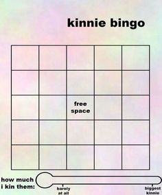 a diagram showing how to make a free space for an article in the book kinnie bingo