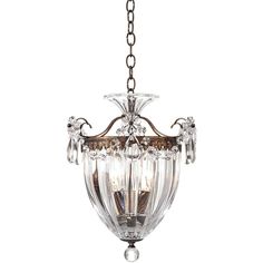 a chandelier hanging from a chain on a white background with clippings