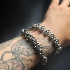 Some basic bracelets that will be available soon 🪞⛓️⚔️ X X X X X X X #chainmaillebracelet #lighterholder #biclighter #battlejacket #lightersleeves #pinbadge #lightercage #giftideas #giftforhim #giftshopping #giftsforher #giftsforfriends #renfairecostume #renfaire #handmadejewelry #alternativejewelryshop #metalwork #punk #handmade #daisychainadornments #handmadeincanada #medievalcraft #jewelry #goth #giftideas #giftsformen #menschains #chainsformen #shopsmall #etsy Basic Bracelets, Basic Bracelet, Ren Faire Costume, Bic Lighter, Battle Jacket, Chainmaille Bracelet