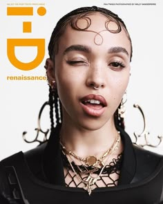 a woman with dreadlocks on her head is featured in the magazine's cover