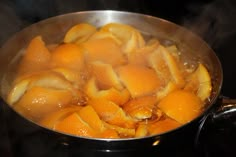 an image of food cooking in a wok on the stove with caption above it