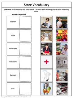 7+ Free Community Outings Printables Life Skills - Speech Therapy Store Life Skills Worksheets, Folder Activities, Teaching Life Skills, Life Skills Special Education