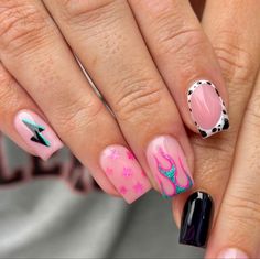 Country Acrylic Nails, Rodeo Nails, Cowboy Nails, Western Nails, Boho Nails, Country Nails, Cow Nails, Cute Gel Nails, Acrylic Nails Coffin Short