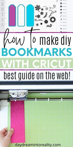 a person cutting paper with the text how to make diy bookmarks with cricut best guide on the web