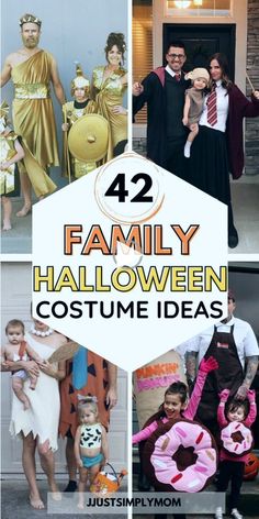 ✓✓✓Ideas for matching family halloween costumes. You'll find great inspiration here for babies...ddlers...ds...m & dad to love these fun...ique costumes. halloween costume ideas 2024, halloween costume ideas for women, halloween costume ideas women..? Mom Baby Halloween Costumes, Costume Halloween Famille, Family Costumes For 3, Matching Family Halloween Costumes, 3 People Costumes, Family Halloween Costume, Mom Costumes, Halloween Costumes For Family