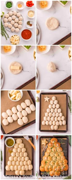 step by step instructions on how to make an appetizer with chicken and cheese