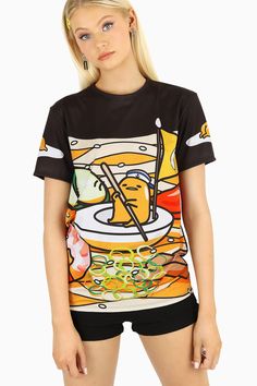 Gudetama Egg-venture BFT - 7 DAY UNLIMITED ($70AUD) by BlackMilk Clothing Gudetama Clothes, Gudetama Shirt, Gudetama Stuff, Gutatama Egg