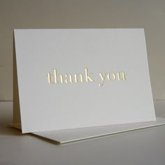 Thank You Card Design, Business Thank You Cards, Thanks Card, Thank You Card Template, Boxed Set, Branding Inspiration, Gold Gold, Business Card Design, Letterpress