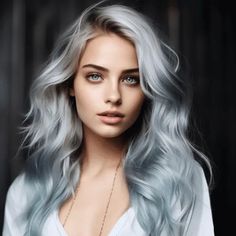 54 Stunning Silver Hair Color Ideas for This Year Silver Hair Silver Eyes, Blend Haircut, Hair Color Ideas For 2023, Brighten Gray Hair, Silver Hair Color Ideas, Cool Blonde Highlights, Silver Hair Highlights, Silver Eyes, Grey Hair Looks