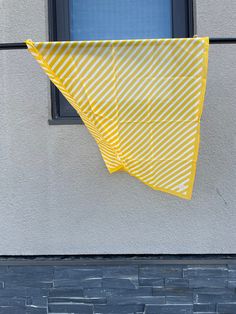 "Bright, and bold yellow and white silk scarf, by Katya. Measures 20.5\" square, perfect for easy styling. Light, airy and fabulously vintage!" White Silk Scarf, Stripe Silk, Yellow Stripes, White Silk, Silk Scarf, Scarf Wrap, White Stripe, Scarf Accessory, Bathing Beauties