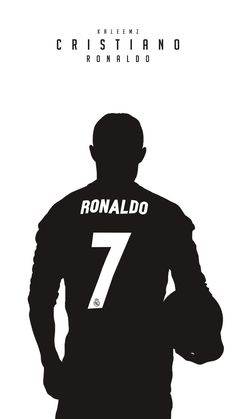 the silhouette of ronald ronald is shown in this black and white poster, which reads ronald ronald