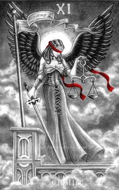 Justice Tarot Card Art, Justice Tarot Card, Justice Tarot, Tarot Card Art, Le Tarot, Pop Art Drawing