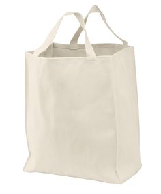 Port Authority ® Ideal Twill Grocery Tote - NATURAL - OSFA | Port Authority Ideal Twill Grocery Tote Bag in Natural Size OSFA | Cotton Canvas Grocery Bag, Grocery Tote Bag, Grocery Tote, Port Authority, Reusable Shopping Bags, Reusable Grocery Bags, Grocery Shop, Grocery Bag, Cotton Bag