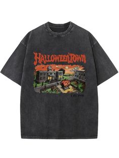 PRICES MAY VARY. Halloween Oversized Shirt : Acid Wash Shirts High Quality Soft Cotton 100% organic cotton, super soft and cozy, Breathable, makes you comfortable all day long. FEATURES: Halloween shirt for Women and Men, Pumpkin Face shirt, short sleeve casual o-neck shirts, funny graphic printed Blouse. Classic crew neck shirts, loose fitting tops. You can be the most attractive one if you put on this funny graphic shirt. Couple's T-shirt: It's a versatile piece that looks great with shorts, j Acid Wash Shirt, Shirts Oversized, Cotton Polyester Fabric, Fall Shorts, Tops For Men, Halloween Shirts, Applique Fabric, Loose Fitting Tops, Halloween Fall