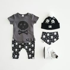 Rock Baby Clothes, Goth Baby, Stylish Kids Outfits, Baby Rocker, Cute Maternity Outfits, Baby Planning, Rock Baby