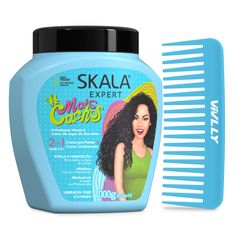 PRICES MAY VARY. Deep Nourishment: SKALA's Mais Cachos 2 IN 1 Conditioning Treatment Cream and Cream To Comb is enriched with a potent blend of natural ingredients that deeply nourish and revitalize your curls. It infuses your hair with essential nutrients, promoting healthier and stronger strands. Includes a free comb color may vary. 2 IN 1 Formula: This unique product combines two essential hair care steps into one convenient package. It functions as a conditioning treatment cream and a cream Hair Care Steps, Comb For Curly Hair, Healthy Curly Hair, Natural Hair Care Routine, Latina Hair, Curl Cream, Pretty Braided Hairstyles, Defined Curls, Frizz Control