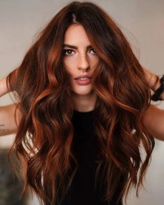 Cinnamon Red Balayage Hair, Dark Auburn Money Piece, Copper Balayage Bangs, Copper Gloss Brown Hair, Dark Brown Copper Hair Color, Dark Brown Copper Hair, Brown Copper Hair Color, Brown Copper Hair, Nurse Hair