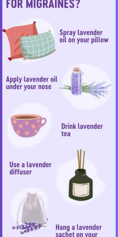 Lavender is one of the well-known home remedies for migraines and you can use it in a variety of ways. Visit our blog and learn more about how to use other natural migraine remedies! Natural Migraine Remedies, Remedies For Migraines, Bee Repellent, Migraine Remedies, Lavender Diffuser, Get Rid Of Wasps, Increase Height Exercise, Throbbing Headache, Constant Headaches