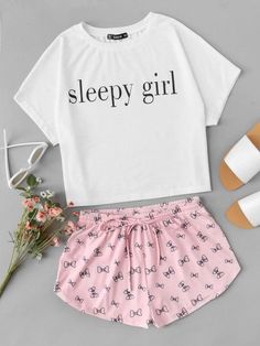 Shirts And Shorts, Sleepy Girl, Outfit Trends